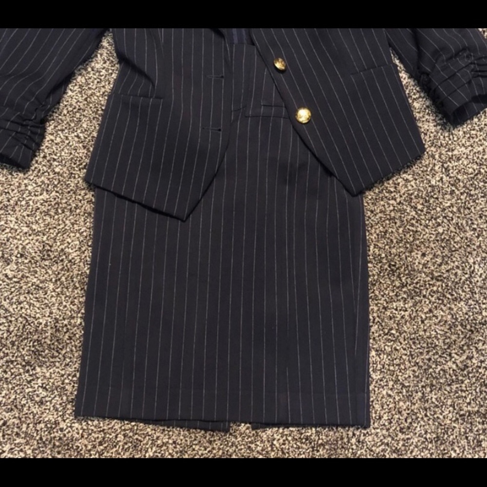 Express pin stripe pencil skirt 00